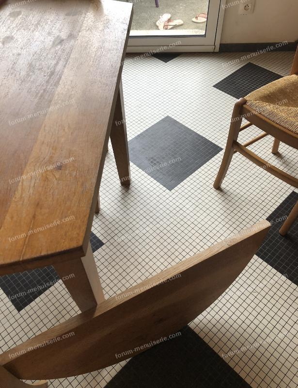recoller planche de table